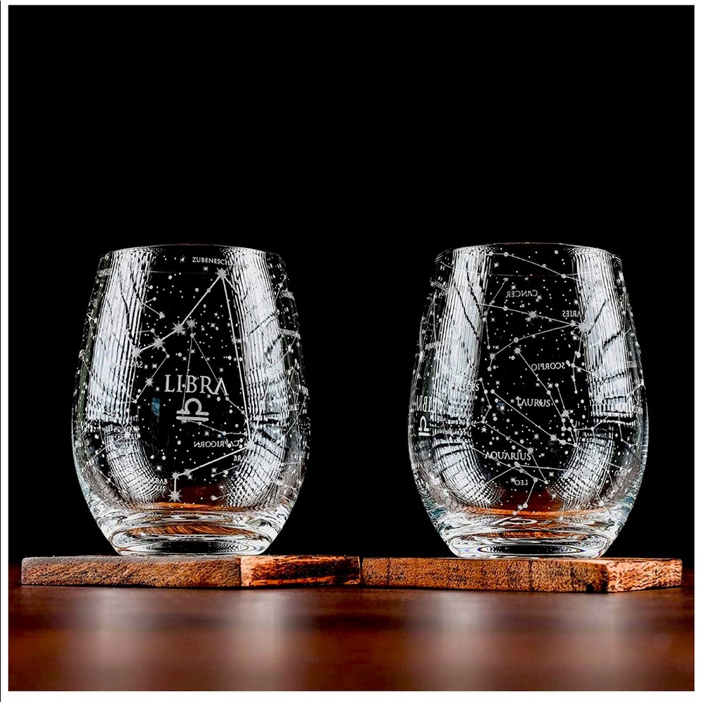 NWT Libra Stemless Wine Glasses - 2